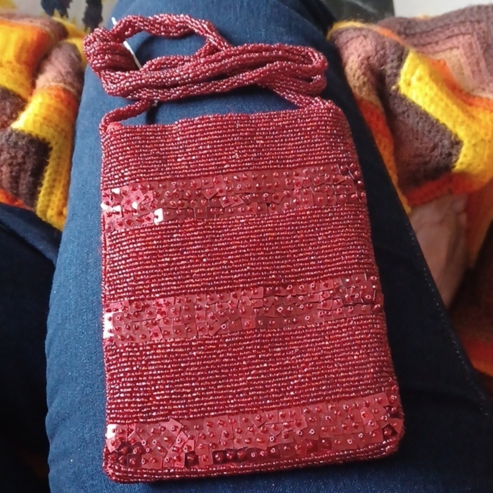 Avenue, Small shoulder crossbody, 7x5 Red